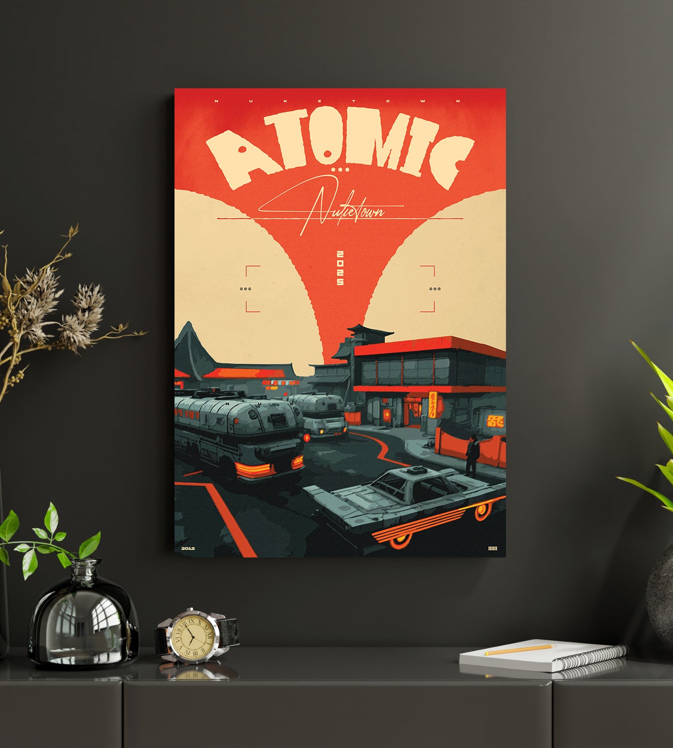 Nuketown 2025 BO2 Artwork Print